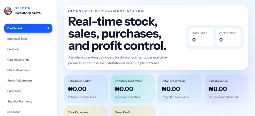 Inventory Management System product preview